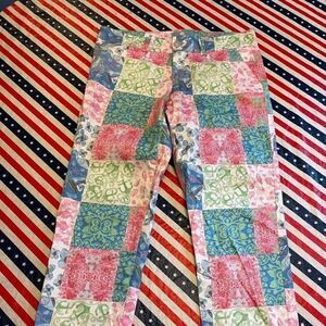 Kaeli Smith Women’s Anchor Paisley Pants Size 4